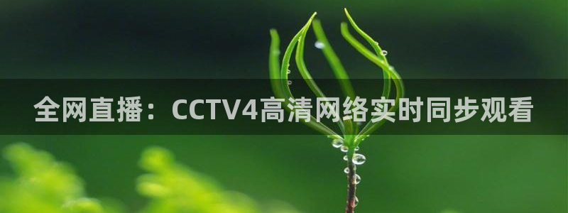 24直播：全网直播：CCTV4高清网络实时同步观看
